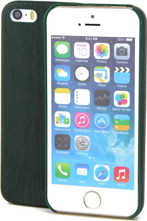 Actual product image König Design Apple iPhone 6 / 6s TPU Mobile Sleeve Wood Optics Protection Case Green Cover Case New (Apple iPhone 6)