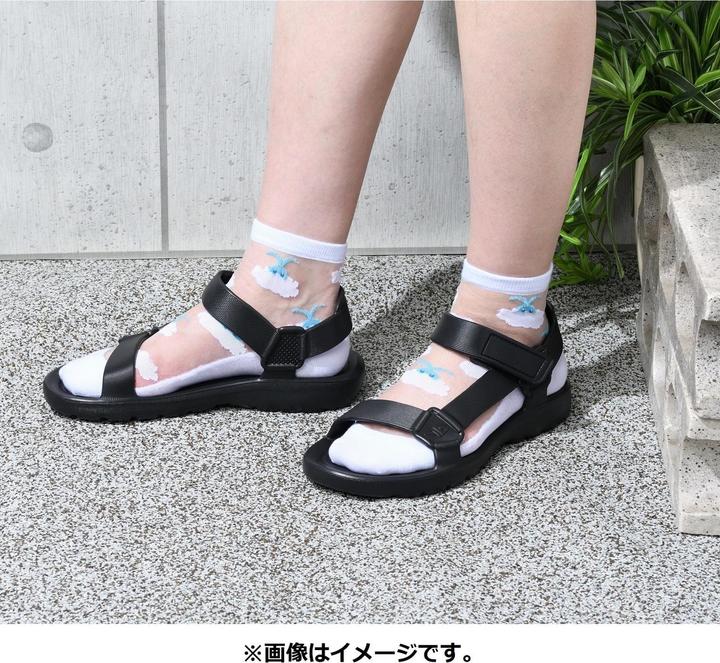 Actual product image Pokémon Middle Socks See-Through Swablu (23-24cm) (36 - 42)