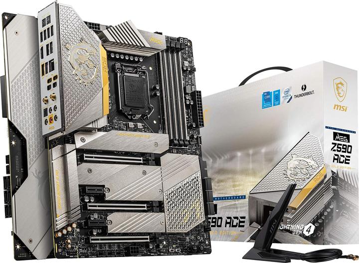 Produktbild MSI MEG Z590 Ace Gold Edition (LGA 1200, Intel Z590, ATX)