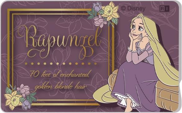 Actual product image Disney Princess Rapunzel - IC card sticker