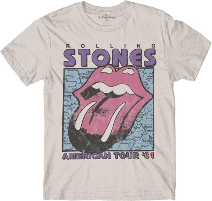 The Rolling Stones American Tour Map
