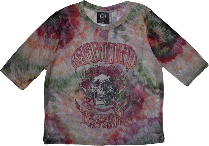 Actual product image Grateful Dead Womens/Ladies Stony Brook Bertha Crop Top (XL)