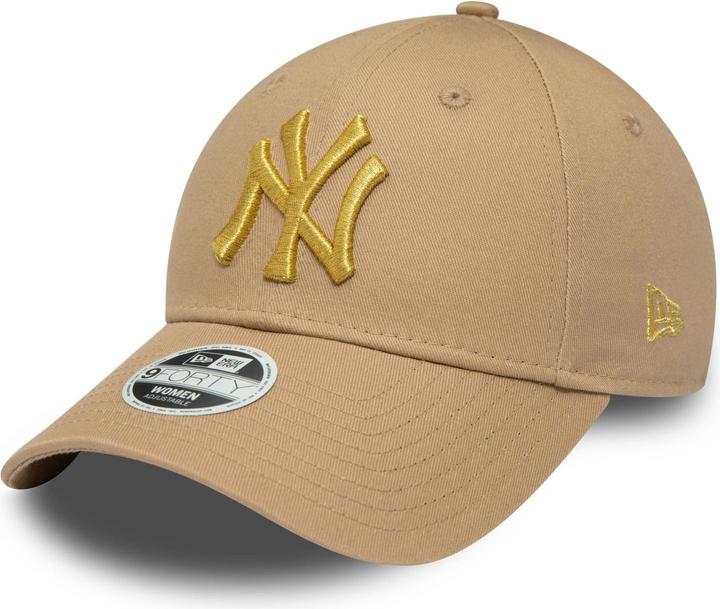 Produktbild New Era 9Forty Damen Cap - Metallic New York Yankees Camel