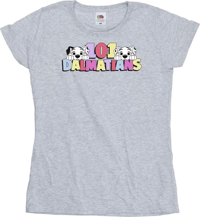 Actual product image Disney Womens/Ladies 101 Dalmatians Multi Colour Cotton T-Shirt (L)