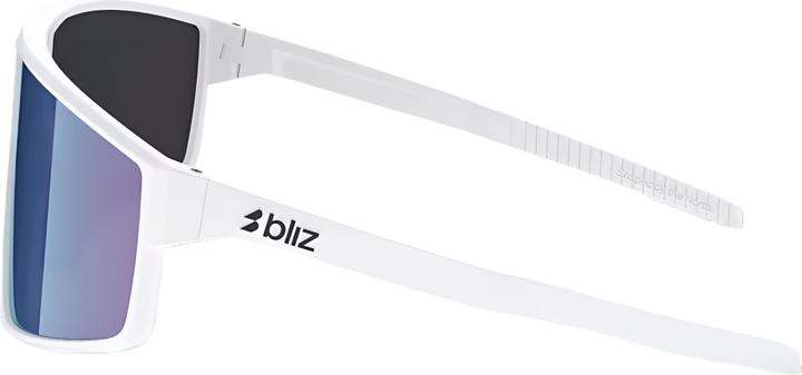Actual product image Bliz P002 (White, Smoke w Iceblue multi, Smoke with Blue Multi Cat. 3)
