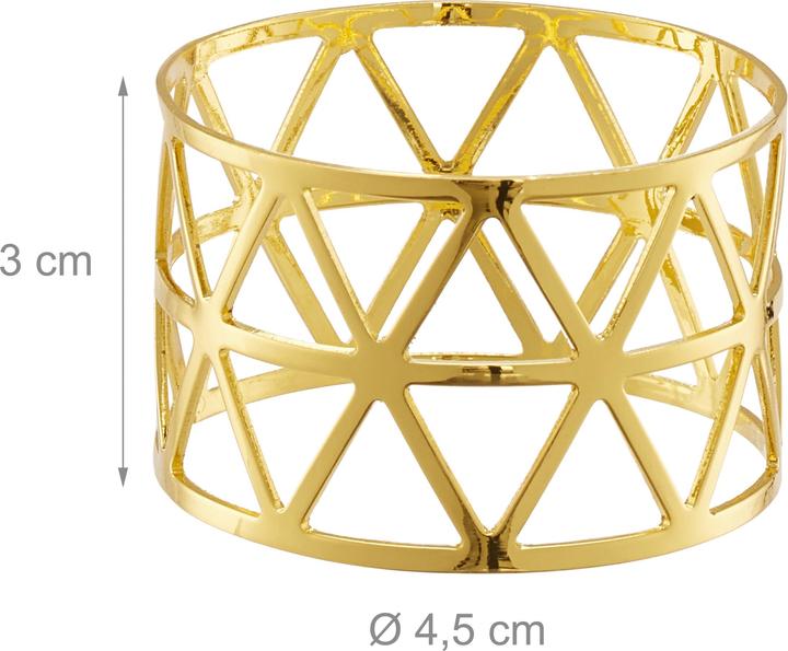 Actual product image Relaxdays 12x Serviettenringe (12 x)