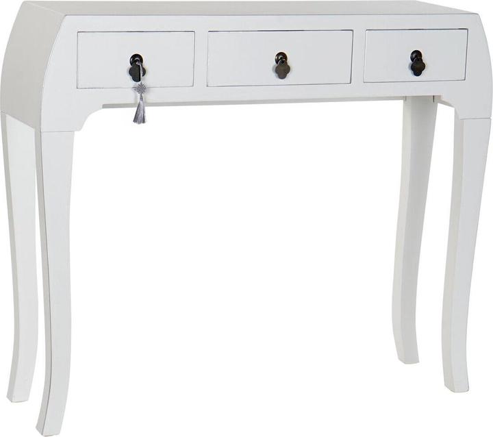 Produktbild DKD Home Decor Console White Silver Fir MDF Wood (96 x 26 x 80 cm)