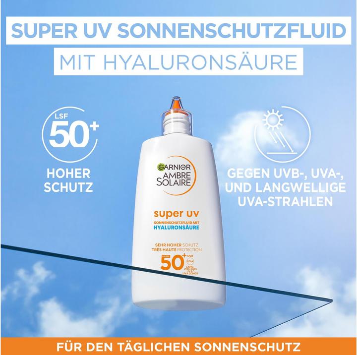 Produktbild Garnier Ambre Solaire Super UV (Sonnencreme Gesicht, SPF 50+, 40 ml, 150 g)