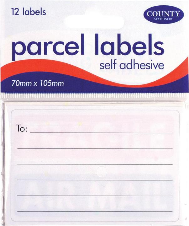 Actual product image Universal Textiles Self-Adhesive Label (Pack of 12)