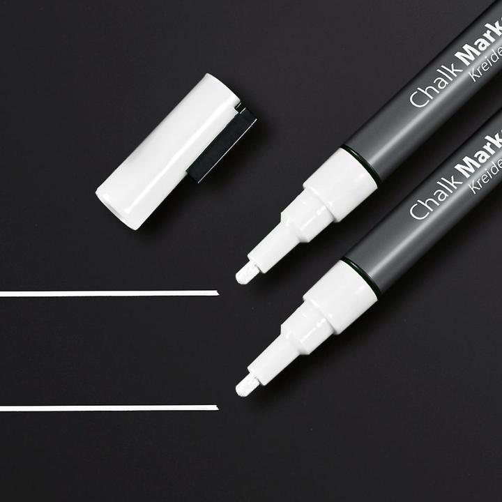 Produktbild Sigel Artverum Kreidemarker (Weiss, 2 mm, 2 x)