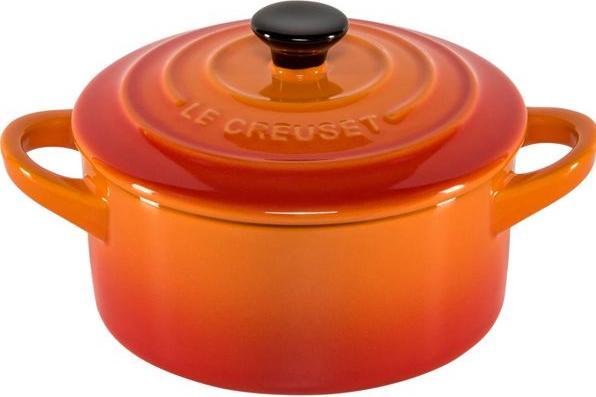 Actual product image Le Creuset Mini-Cocotte set of 4 "oven red" 0.2 litre (10 cm, Casserole + Stewpot, Ceramic)
