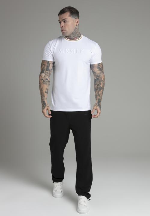 Immagine prodotto Siksilk Maglietta Logo in bianco (L)