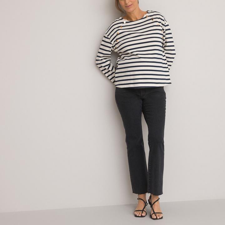 Produktbild La Redoute Collections Gestreiftes Umstands-Shirt (S)
