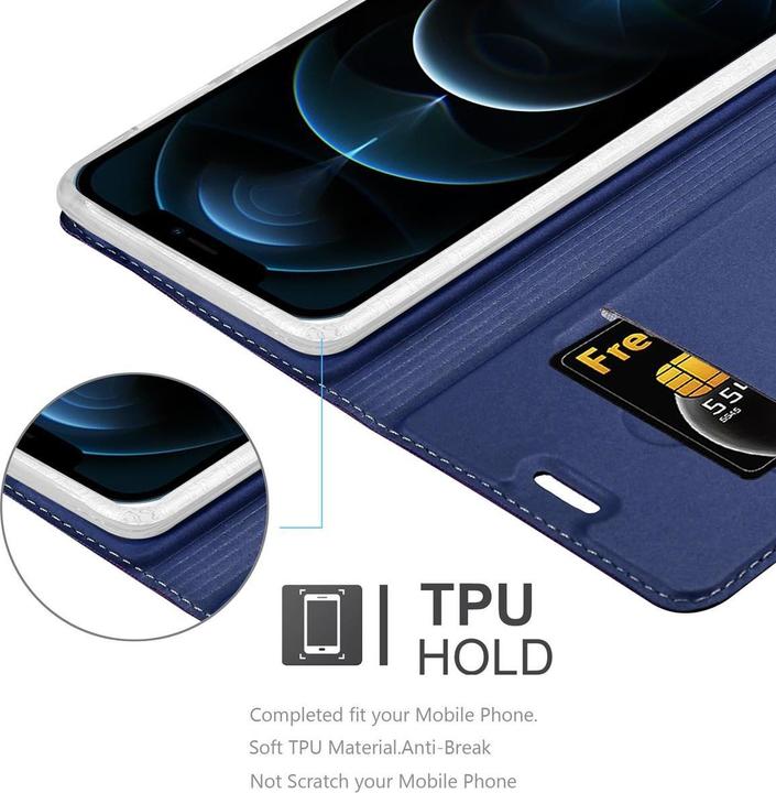 Actual product image Cadorabo Book Classy Style Cover (Apple iPhone 12, Realme 12 Pro+)