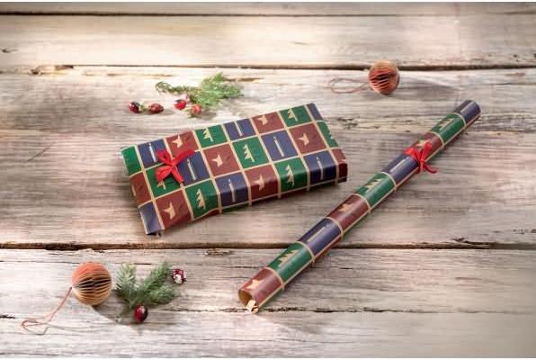 Immagine prodotto Sigel Carta da regalo natalizia "Stile ritagliato", in rotolo (Carta da regalo, 1 x)