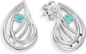 Image du produit Brilio Silver - Charmantes boucles d'oreilles en argent avec zircons 436 001 00543 0400220