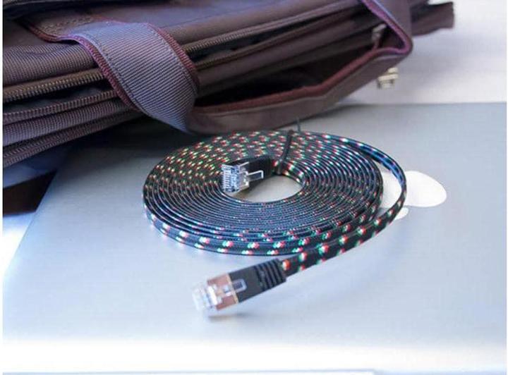 Image du produit Wirewin Câble réseau avec gaine en nylon (UTP, CAT6, 2 m)