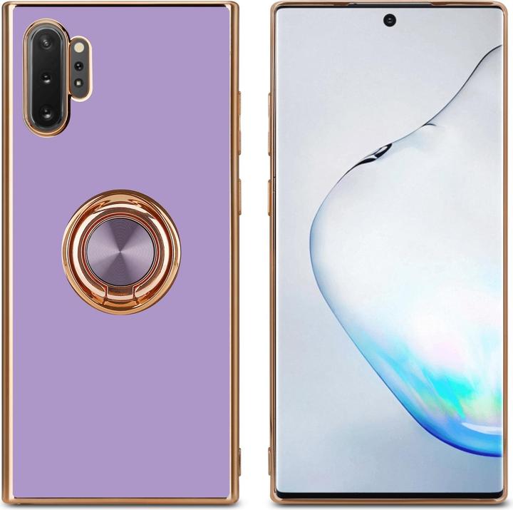 Image du produit Cadorabo Etui pour Samsung Galaxy NOTE 10 PLUS en TPU avec protection de l'appareil photo et anneau LM089 (Samsung Galaxy Note 10 Plus)