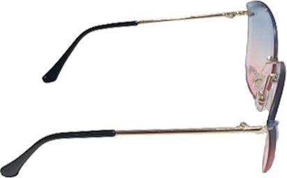 Image du produit Bekos Lunettes de soleil stylées pour femmes avec verres teintés bleu rouge