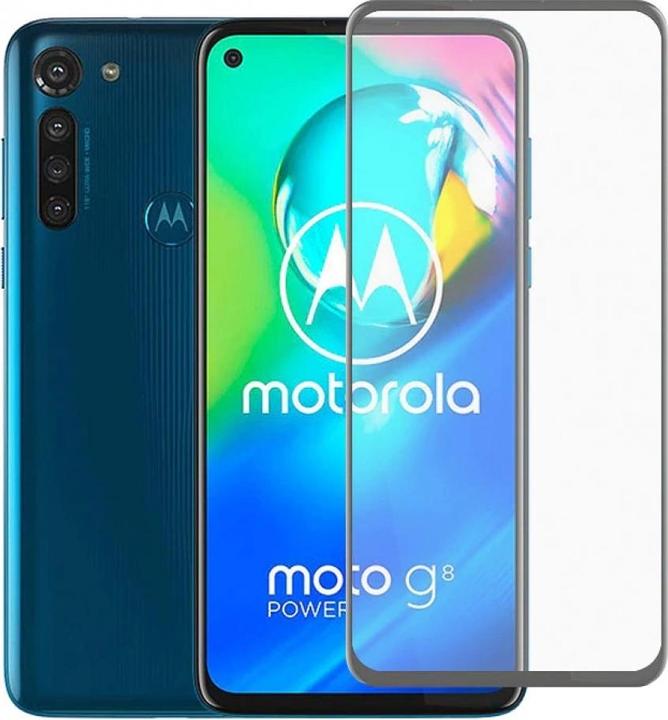 Image du produit Screenguard Motorola Moto G8 Power Full Screen Protective Glass 2.5D 9H (1 pièce(s), Motorola Moto G8 Power)
