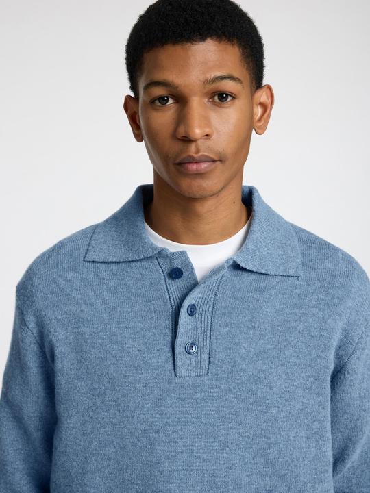Actual product image Selected Homme 100% Woll Polohemd aus Strick (XL)
