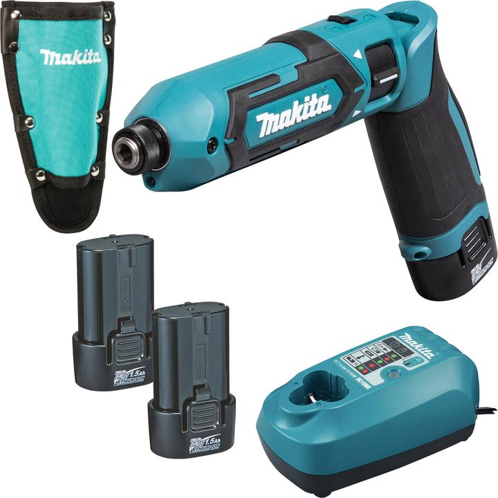 Actual product image Makita TD 022 DSE cordless impact screwdriver with articulated blade (Rechargeable battery operated)