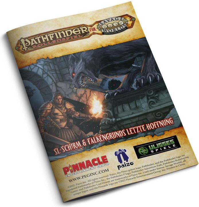 Produktbild Pathfinder für Savage Worlds - SL-Schirm + Falkengrund