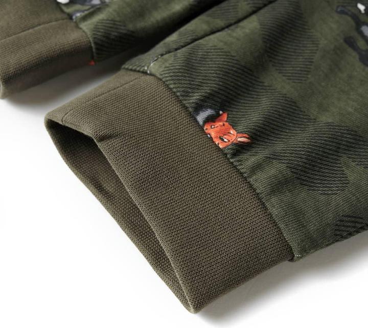 Image du produit VidaXL Pyjama enfant manches longues Kaki 140,Matériau : 100 (140)