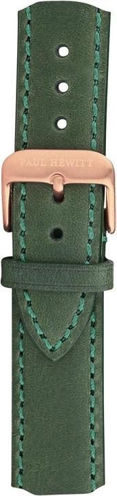 Produktbild Paul Hewitt Grand Atlantic Line Black Sea Rose Gold Leather Green (Analoguhr, 42 mm)