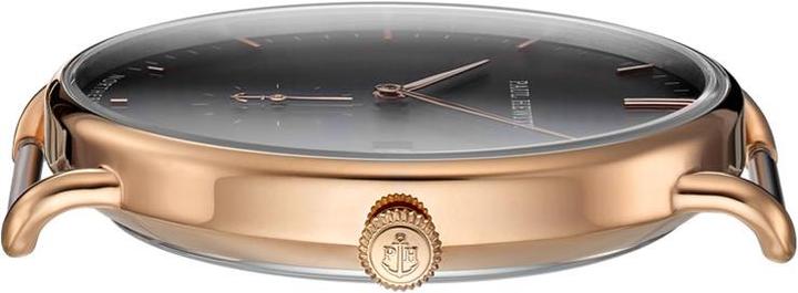 Immagine prodotto Paul Hewitt Linea Grand Atlantic Nero Mare Oro Rosa Pelle Aurora (Orologio da polso analogico, 42 mm)