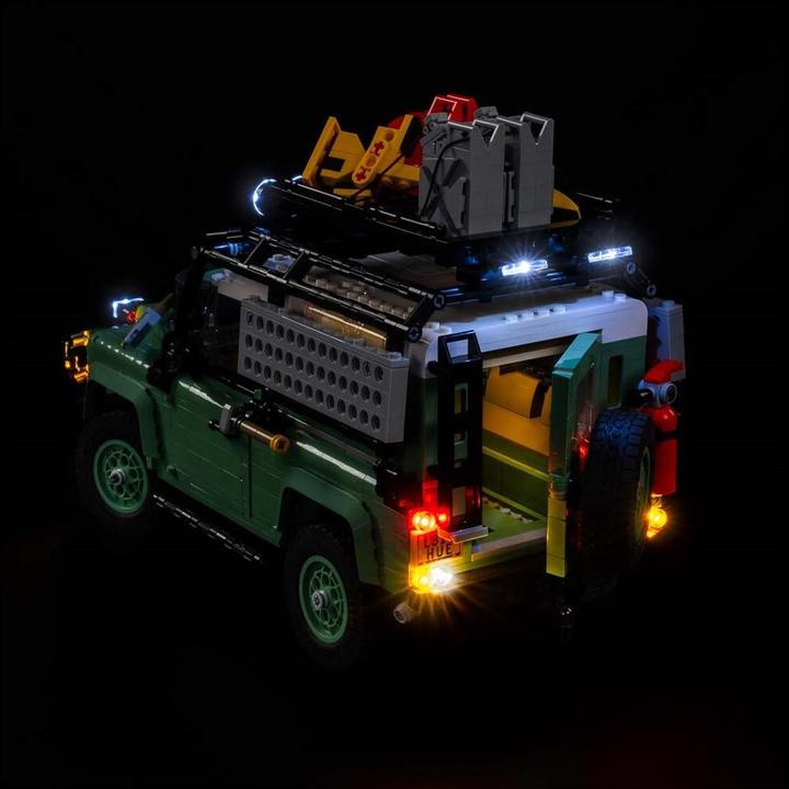 Actual product image Light my bricks LEGO Land Rover Classic Defender 90 # 10317 Light Kit