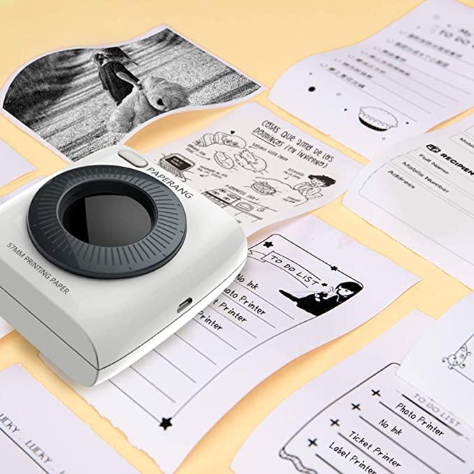Immagine prodotto Paperang P2 HD 300DPI Imprimante Bluetooth per smartphone (Bianco e nero)