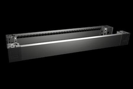 Produktbild Rittal 8620.005, VX Sockel-Eckstück mit Blende, vorne/hinten, H: 100 mm, für B: 1000 mm