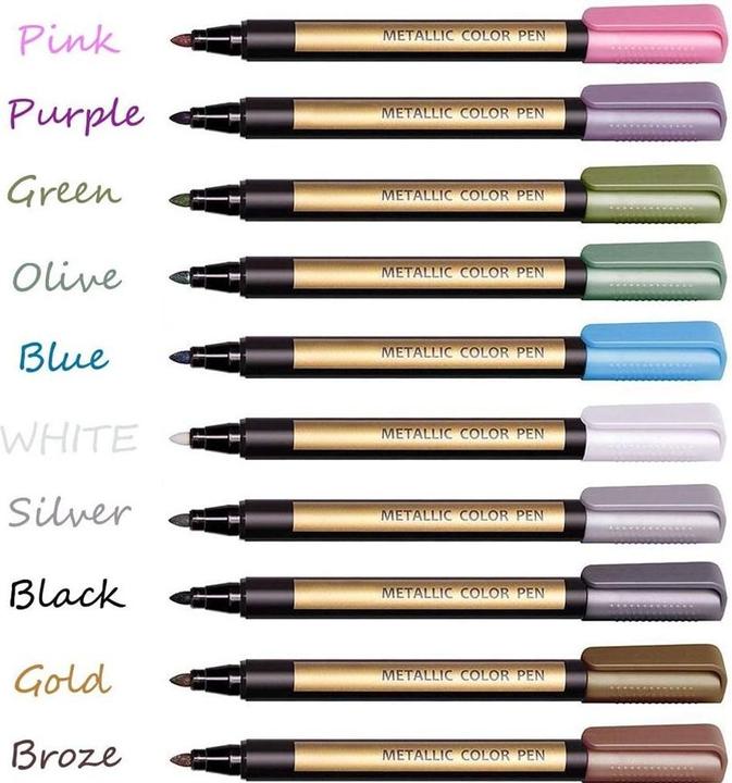 Produktbild Cbx Metallic Stifte, Textmarker 10 Stück (10 x)