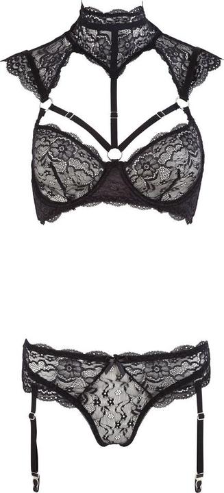 Image du produit Cottelli Collection Set de jarretelles avec embout floral (75 C)