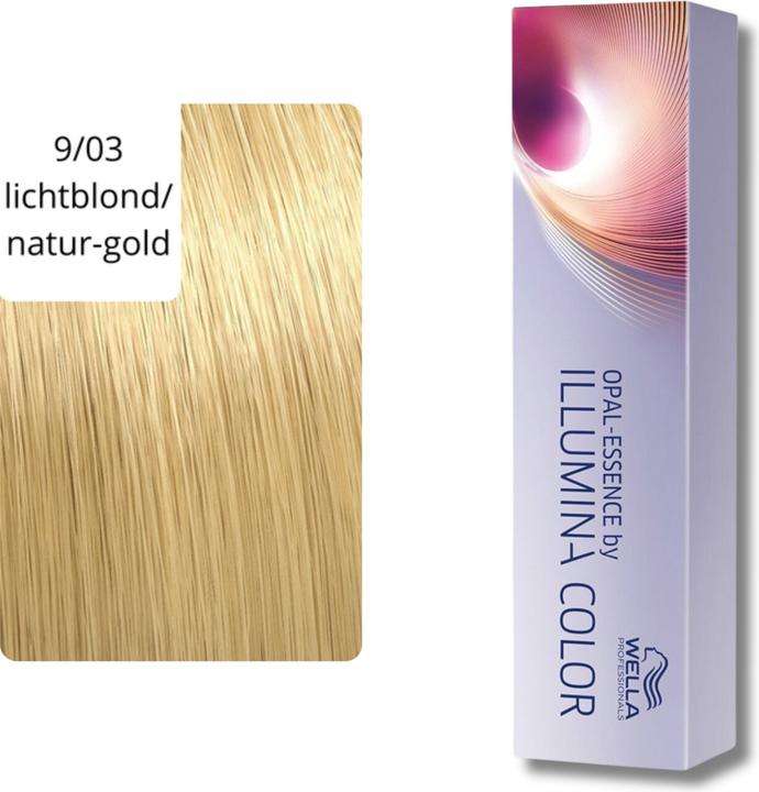 Productafbeelding Wella Illumina kleur (9/03 lichtblond natuurlijk goud)