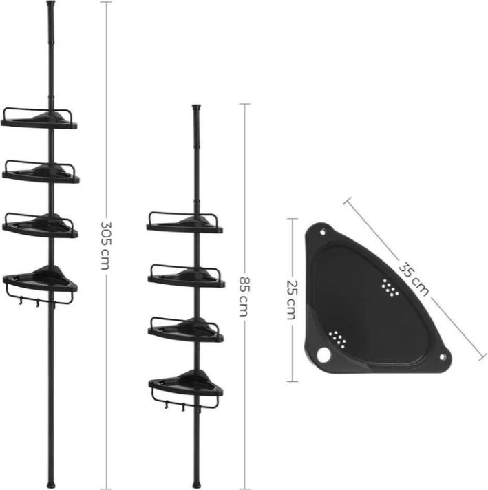 Actual product image Songmics Shower (35 x 25 x 305 cm)