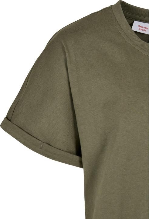 Actual product image Urban Classics Boys Long Shaped Turnup Tee (158)