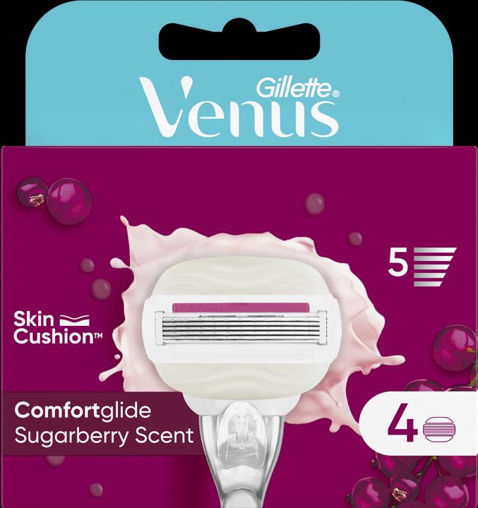 Image du produit Gillette Venus Recharges de lames de rasoir Venus ComfortGlide Sugarberry - Pack de 4 (4 x)