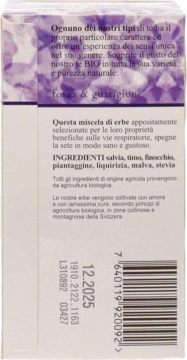 Immagine prodotto Swisstea Tè alla salvia e timo Säntis (64 g)
