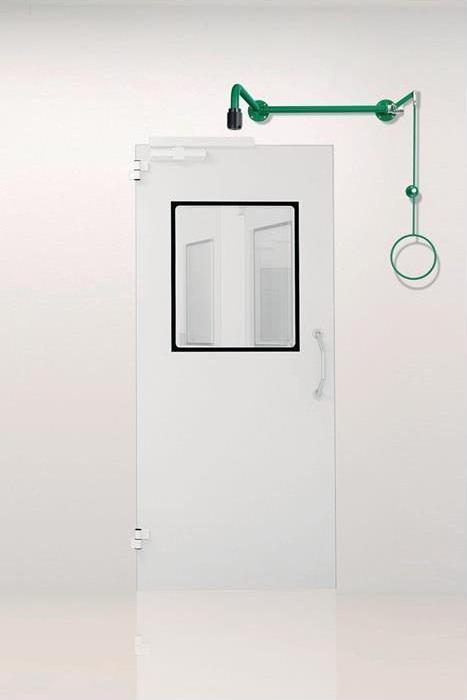Immagine prodotto B-Safety Doccia di emergenza per il corpo ClassicLine, montaggio sopra porta, verde