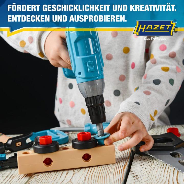 Image du produit HAZET Jeu d'outils-jouets JUNIORTOOL1 ∙ Nombre d'outils : 61