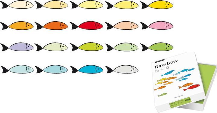 Actual product image Rainbow Copy paper coloured A4 (80 g/m², 500 x, A4)