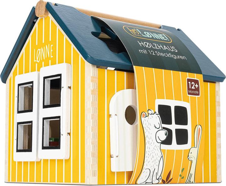 Actual product image Hej Lønne Wooden plug-in house