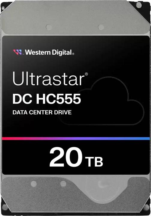 Productafbeelding WD Ultrastar DC HC555 3,5inch 26,1 20TB 512 7200RPM SAS ULTRA 512E SE P3 DC (20 TB, 3.5", CMR)