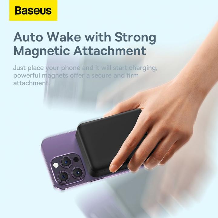 Image du produit Baseus Banque d'alimentation Magnetic Mini 20000mAh 20W (black) (20000 mAh, 20 W, 74 Wh)