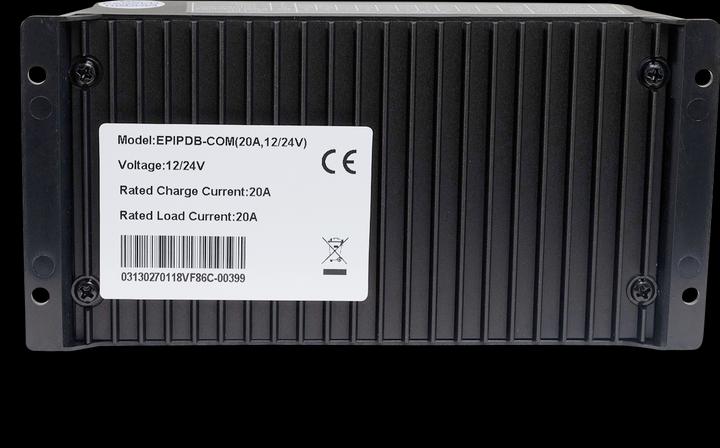 Actual product image Autosolar Dual charge controller PWM 20A for 2 batteries
