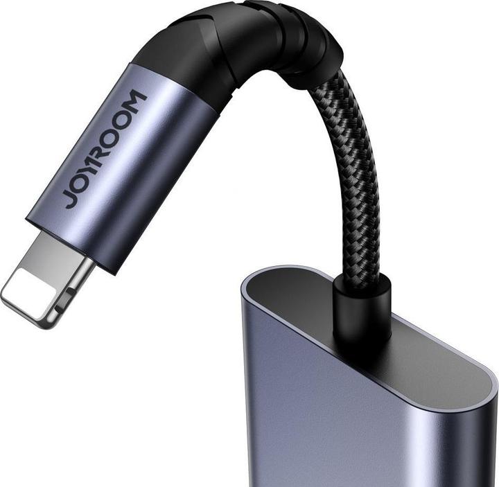 Produktbild Joyroom 2-in-1 Audio Adapter Lightning to Double Lightning - Black (Lightning, Lightning)