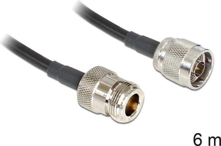 Delock N-Stecker zu N-Buchse, 6m (0.93 dB, Antennenkabel)