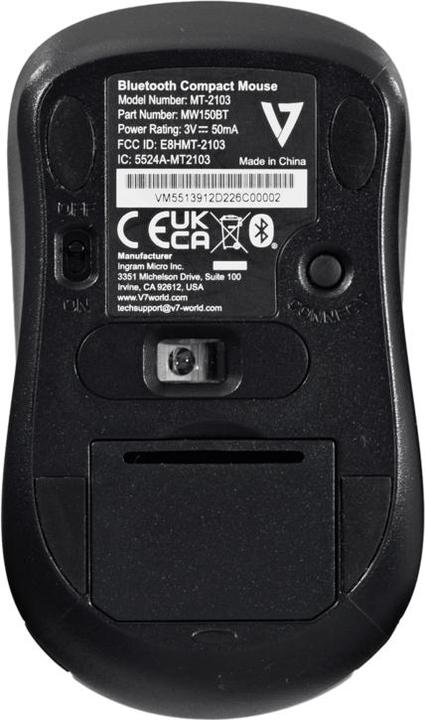 Image du produit V7 Bluetooth Compact Mouse (Sans fil)